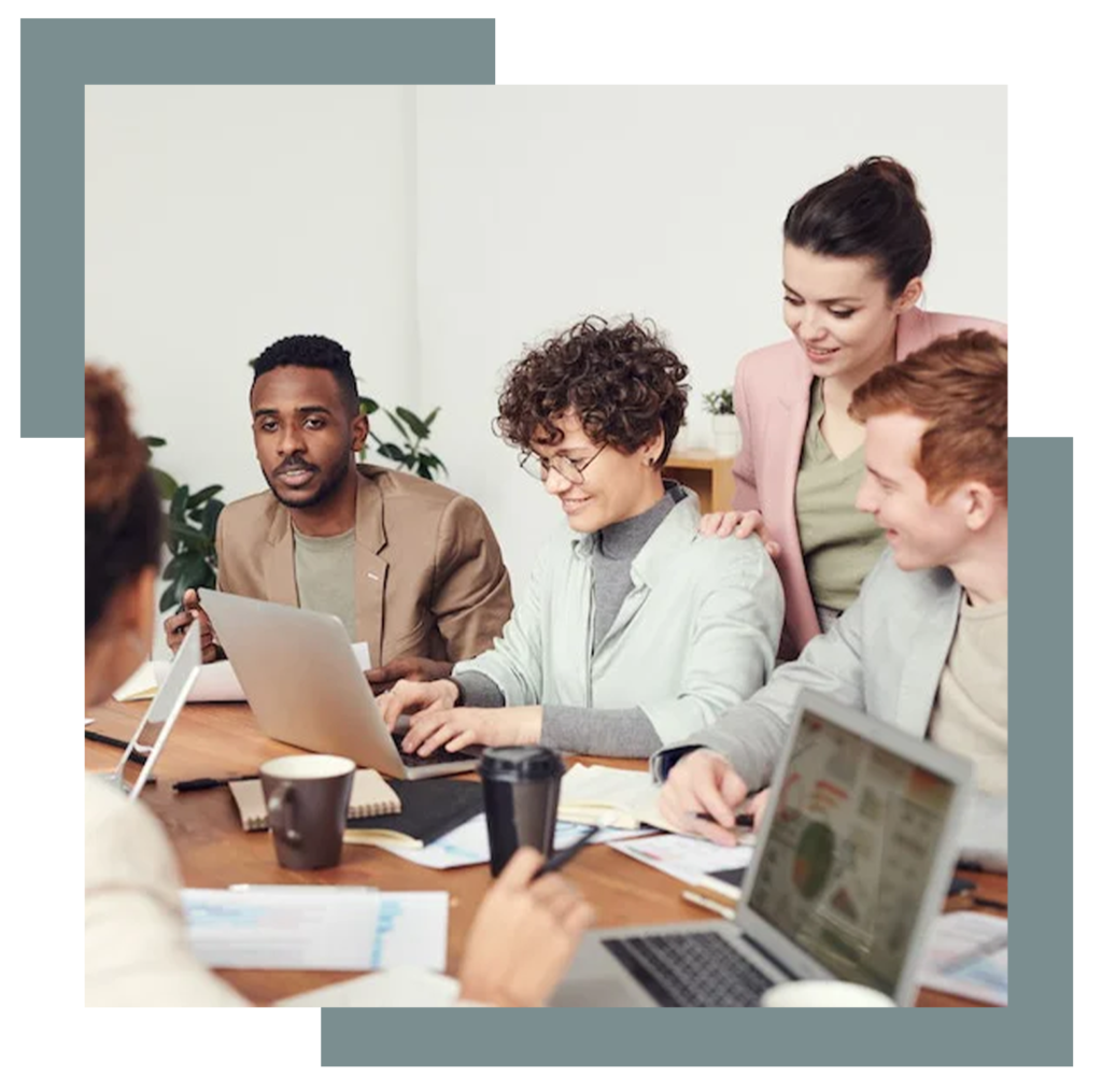 Online career coaching sessions from office